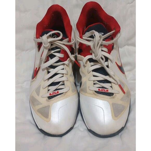 Nike Lebron 9 Air Max 510811-101 Mens‎ 9 Shoe USA Olympic Low Basketball Sneaker main image 5